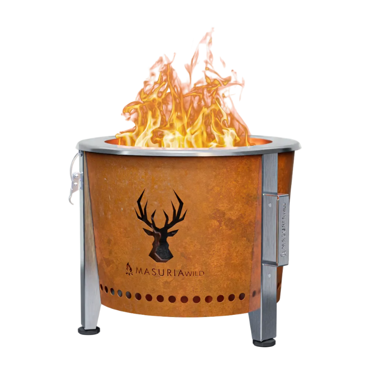 Alpha Camp – Portable Smokeless Fire Pit for Outdoor Adventures