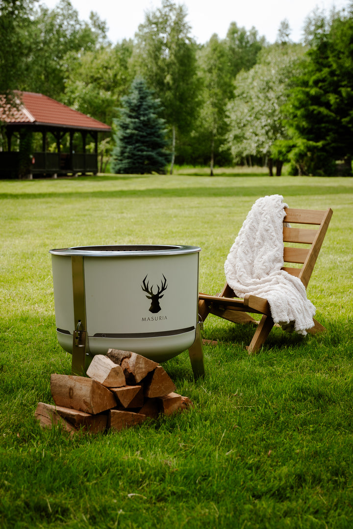 Alpha 600 Steak & Fire Set – Ivory Frost