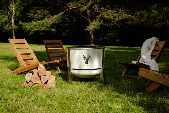Alpha 600 Steak & Fire Set – Ivory Frost
