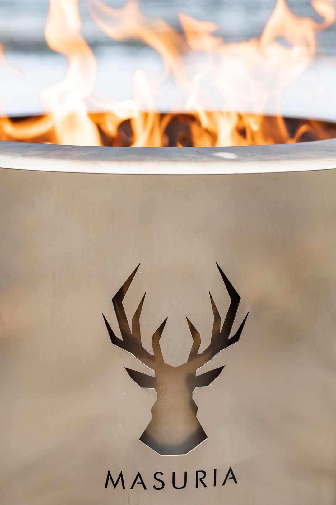 Alpha Camp Cook Kit | Outdoor Cooking Fire Pit Set | Silver