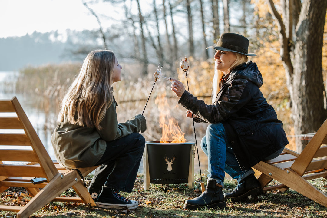 Alpha Camp – brasero sans fumée portable pour l’extérieur | Masuria Wild