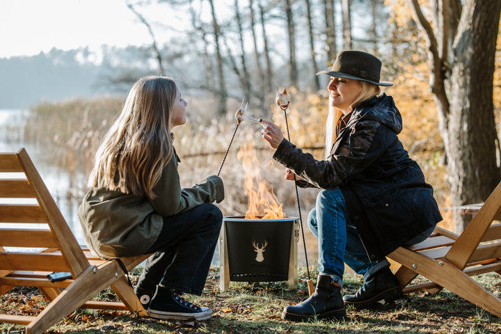 Alpha Camp – brasero sans fumée portable pour l’extérieur | Masuria Wild