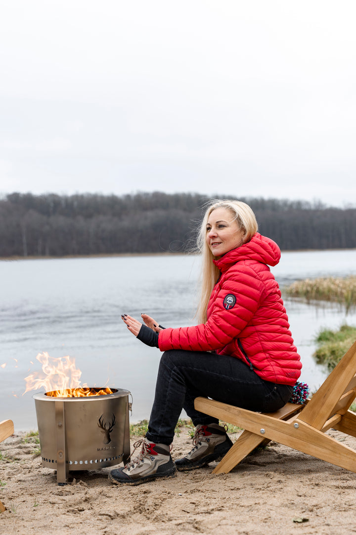 Alpha Camp – brasero sans fumée portable pour l’extérieur | Masuria Wild