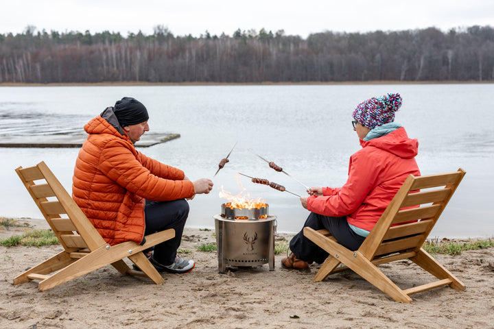Alpha Camp – brasero sans fumée portable pour l’extérieur | Masuria Wild
