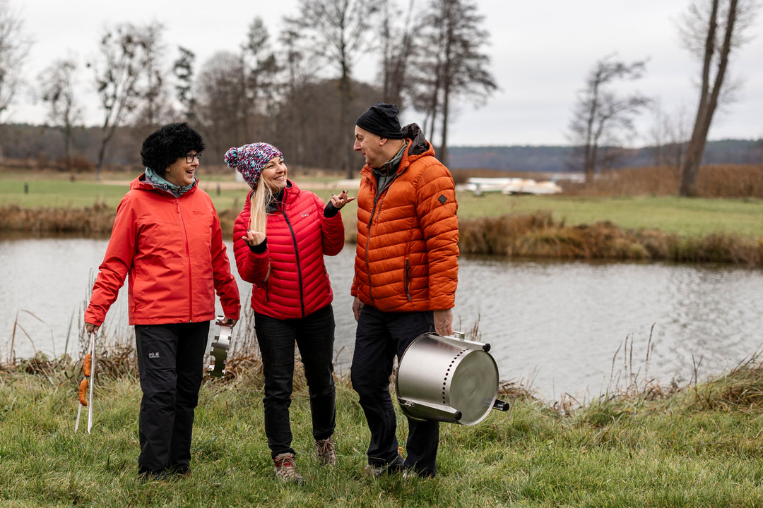 Alpha Camp – brasero sans fumée portable pour l’extérieur | Masuria Wild