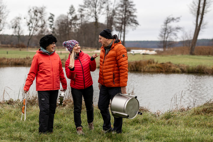 Alpha Camp – brasero sans fumée portable pour l’extérieur | Masuria Wild