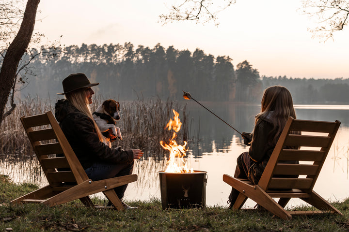 Alpha Camp – brasero sans fumée portable pour l’extérieur | Masuria Wild
