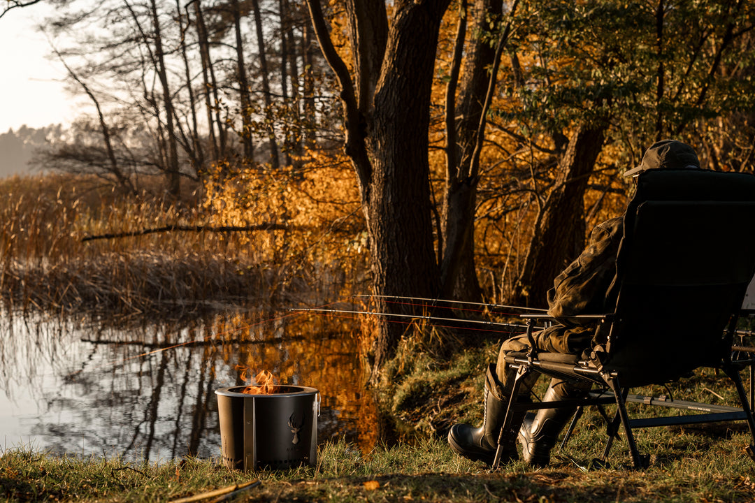 Alpha Camp – brasero sans fumée portable pour l’extérieur | Masuria Wild