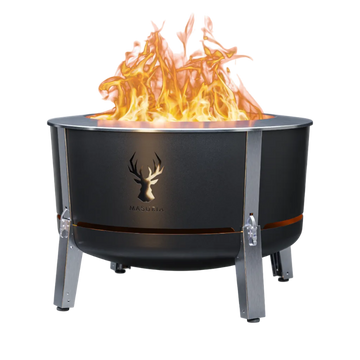 Alpha 800 – Premium Smokeless Fire Pit 80 cm | Masuria Wild – Masuria Wild | smokeless fire pit, outdoor chair (rauchfreies Feuerstelle, Gartenstuhl)