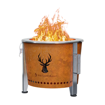 Alpha Camp – Portable Smokeless Fire Pit for Outdoor Adventures | Masuria Wild – Masuria Wild | smokeless fire pit, outdoor chair (rauchfreies Feuerstelle, Gartenstuhl)