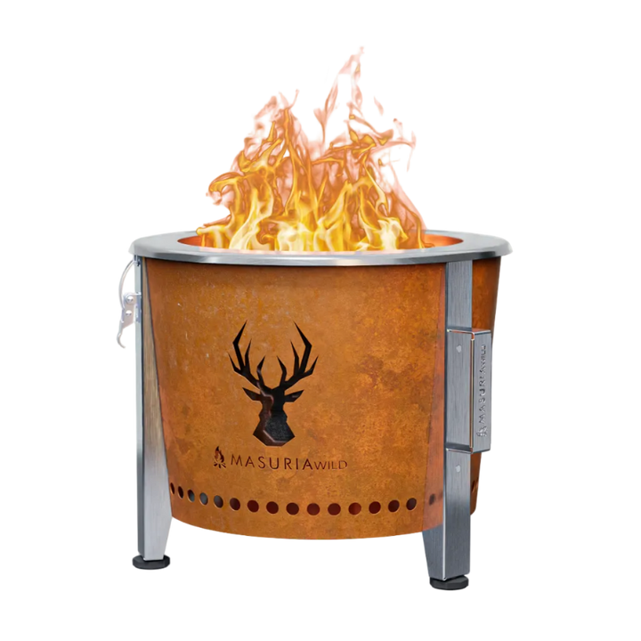 Alpha Camp – Portable Smokeless Fire Pit for Outdoor Adventures | Masuria Wild – Masuria Wild | smokeless fire pit, outdoor chair (rauchfreies Feuerstelle, Gartenstuhl)