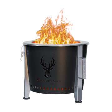 Alpha Camp – Portable Smokeless Fire Pit for Outdoor Adventures | Masuria Wild – Masuria Wild | smokeless fire pit, outdoor chair (rauchfreies Feuerstelle, Gartenstuhl)