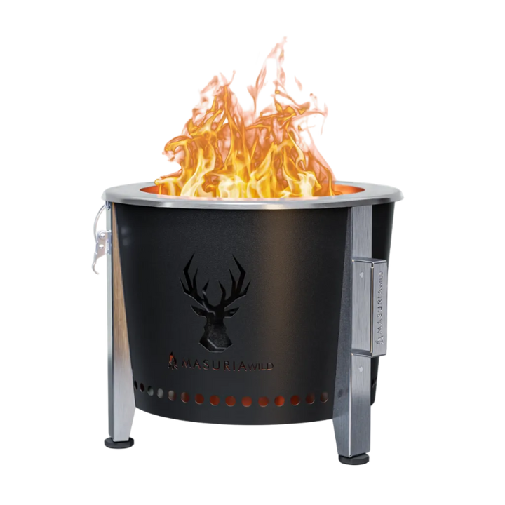 Alpha Camp – Portable Smokeless Fire Pit for Outdoor Adventures | Masuria Wild – Masuria Wild | smokeless fire pit, outdoor chair (rauchfreies Feuerstelle, Gartenstuhl)