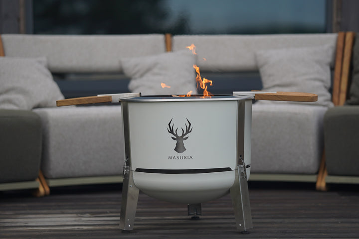 Alpha 600 Steak & Fire Set – Ivory Frost