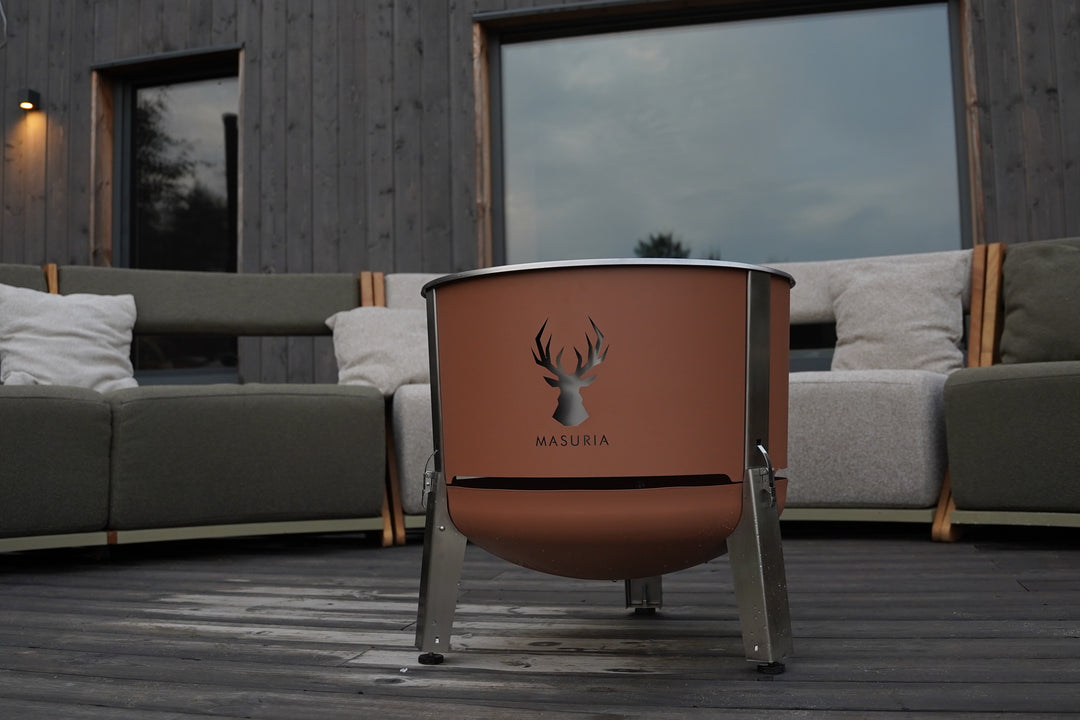 Alpha 600 Steak & Fire Set – Terra Brown