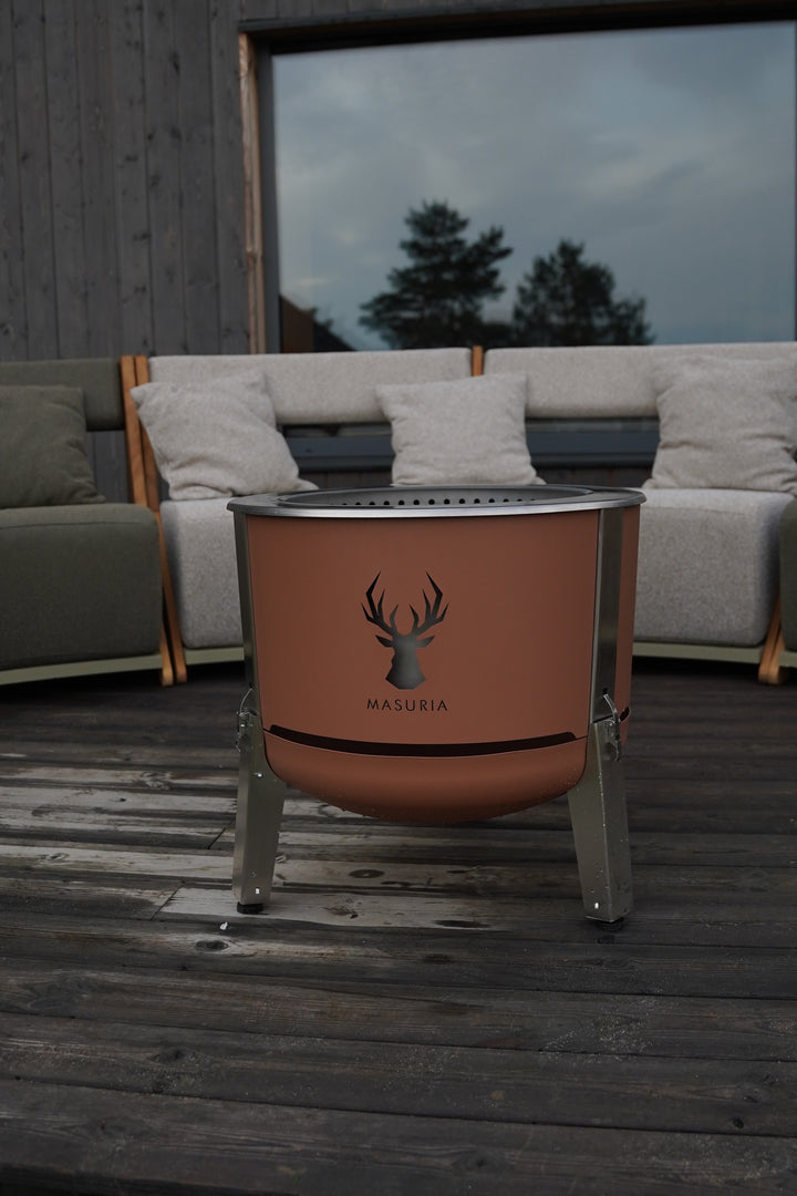 Alpha 600 Steak & Fire Set – Terra Brown