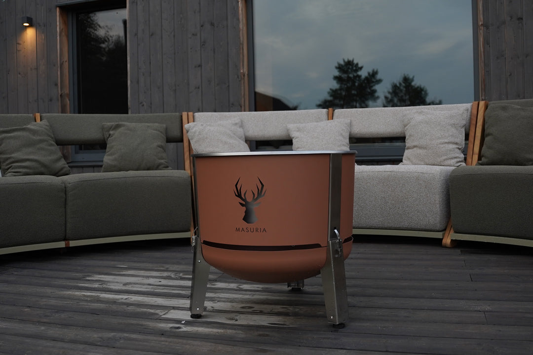 Alpha 600 Steak & Fire Set – Terra Brown