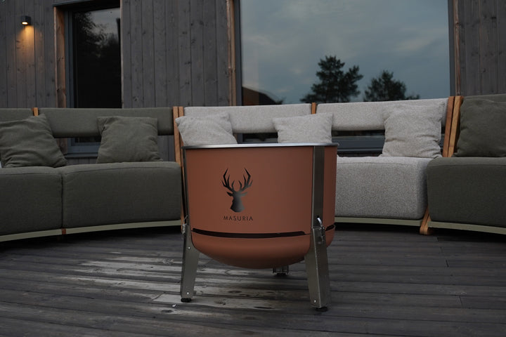 Alpha 600 Steak & Fire Set – Terra Brown