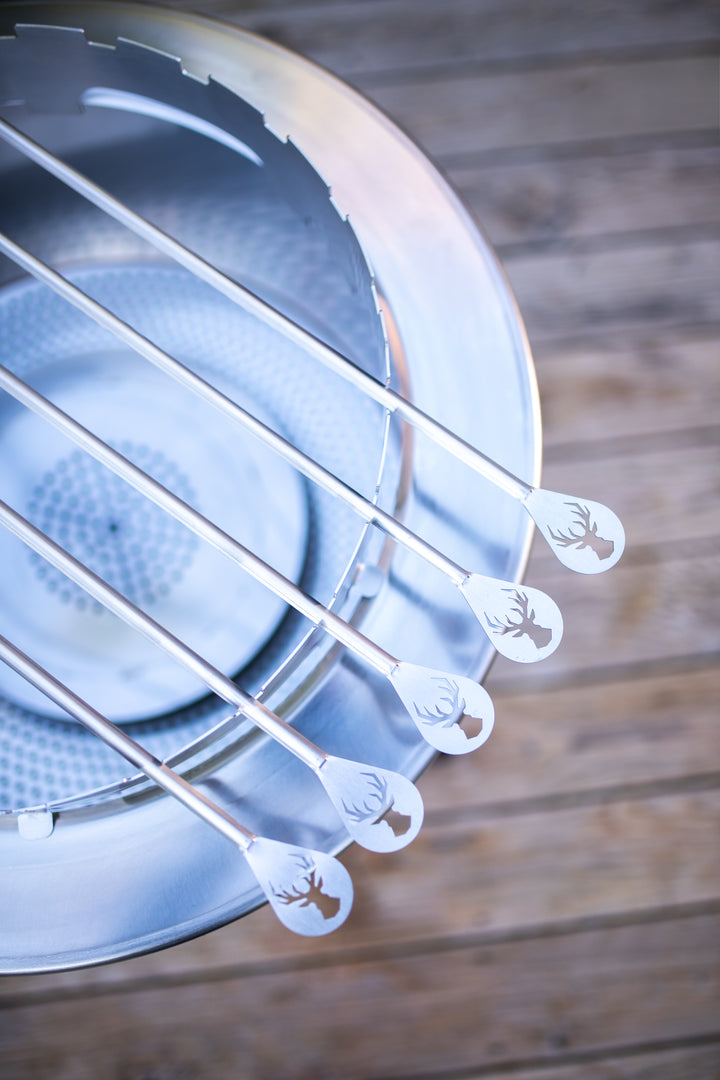 Skewer Rack for Alpha Camp – Stainless Steel | Masuria Wild
