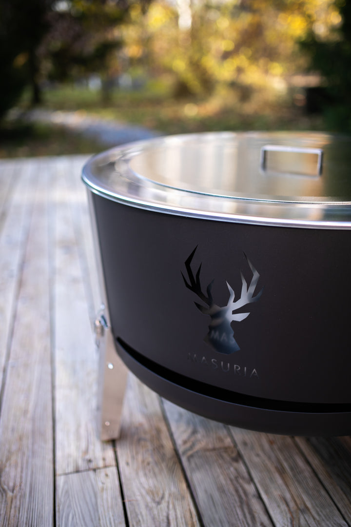 Alpha 800 Garden Kit | Garden Smokeless Fire Pit Sett | Silver