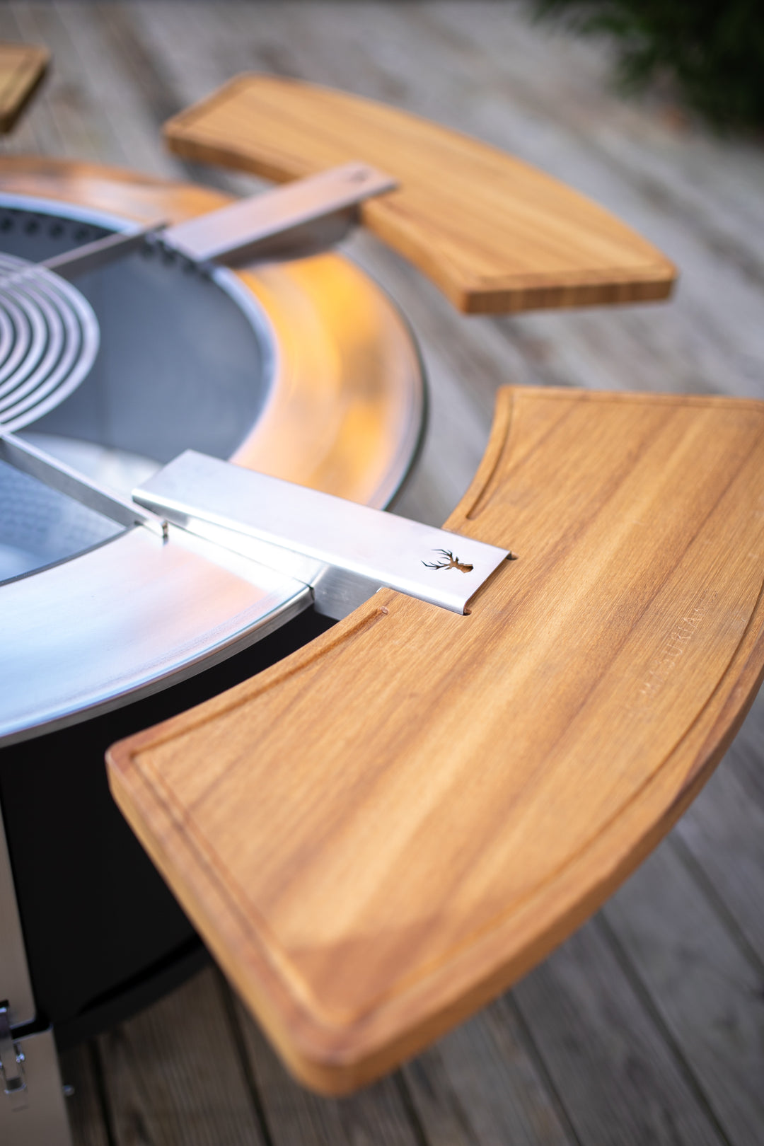 Alpha 800 Grill Master Kit | BBQ Fire Pit Set | Corten