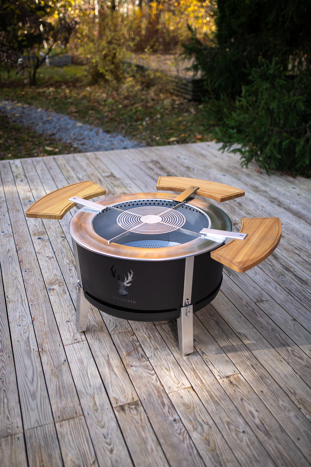 Alpha 800 Grill Master Kit | BBQ Fire Pit Set | Corten