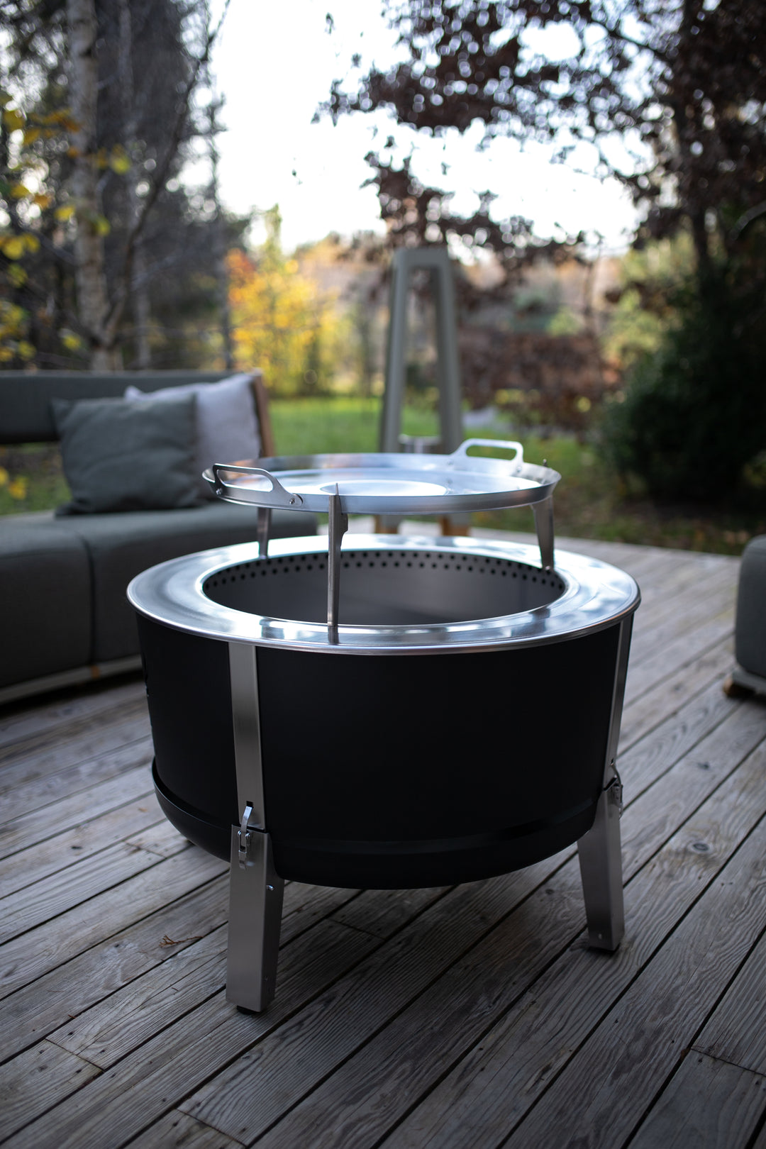 Alpha 800 Grill Master Kit | BBQ Fire Pit Set | Corten