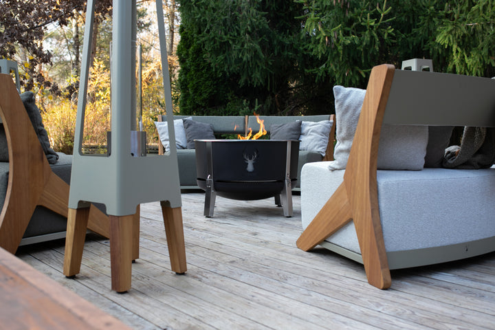 Alpha 800 Grill Master Kit | BBQ Fire Pit Set | Silver