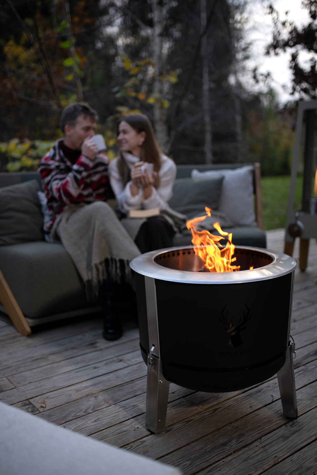 Alpha 600 Rauchfreie Feuerschale | Masuria Wild