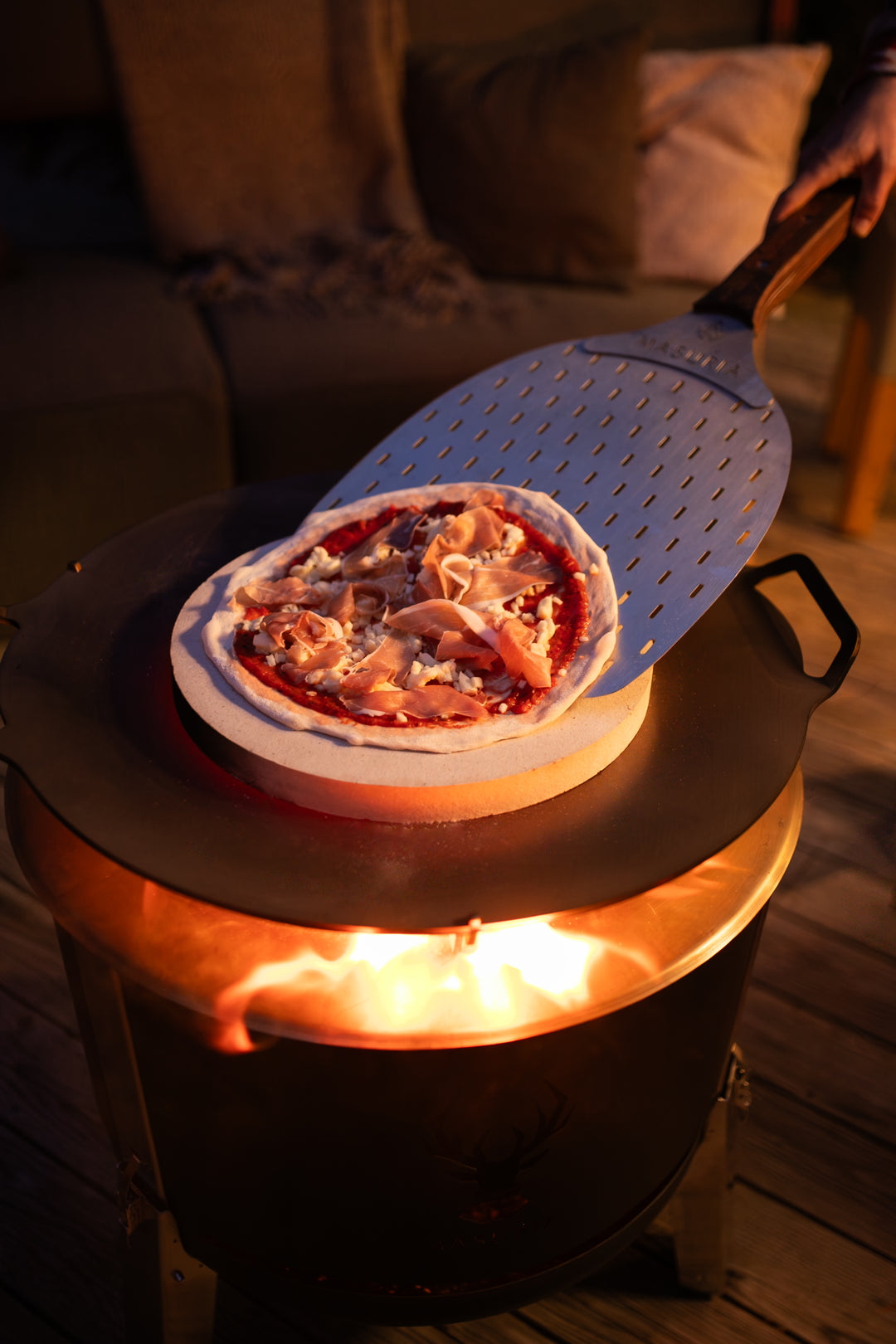 Alpha 600 Chief Kit | Grill & Cooking Set for Smokeless Fire Pit | Corten