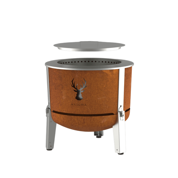 Alpha 600 Garden Kit | Smokeless Fire Pit Set | Corten