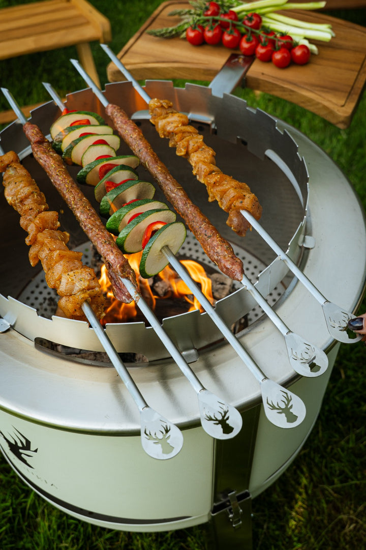 Skewer Rack for Alpha 800 – Stainless Steel | Masuria Wild