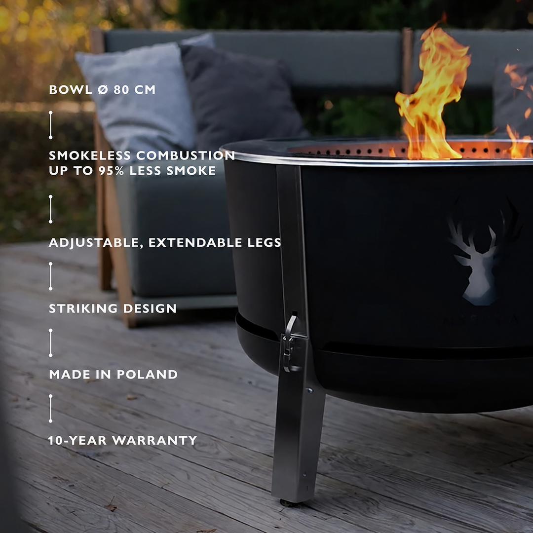 
Key features of the Alpha 800 fire pit