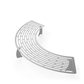 Alpha 800 stainless steel upper grill rack, shown separately on a white background.