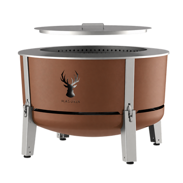 Alpha 800 Garden Kit | Garden Smokeless Fire Pit Set | Terra Brown