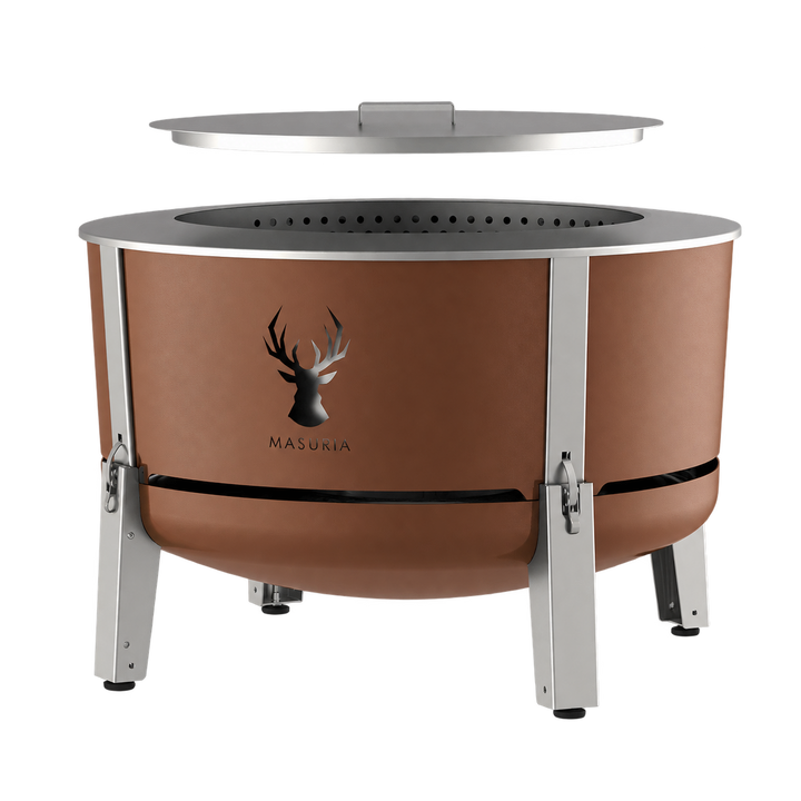 Alpha 800 Garden Kit | Garden Smokeless Fire Pit Set | Terra Brown