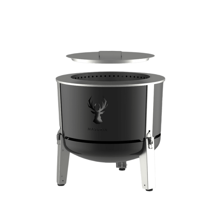Alpha 600 Garden Kit | Smokeless Fire Pit Set – Masuria Wild | smokeless fire pit, outdoor chair (rauchfreies Feuerstelle, Gartenstuhl)