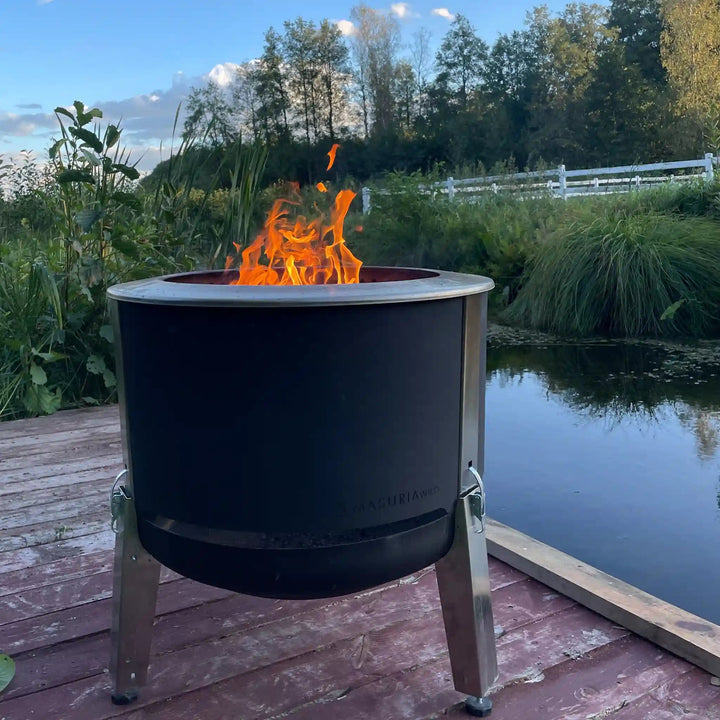 Alpha 600 Smokeless Fire Pit | Masuria Wild – Masuria Wild | smokeless fire pit, outdoor chair (rauchfreies Feuerstelle, Gartenstuhl)