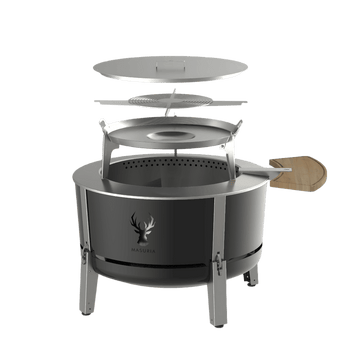 Alpha 800 Grill Master Kit – BBQ Set with Premium Smokeless Fire Pit | Masuria Wild – Masuria Wild | smokeless fire pit, outdoor chair (rauchfreies Feuerstelle, Gartenstuhl)