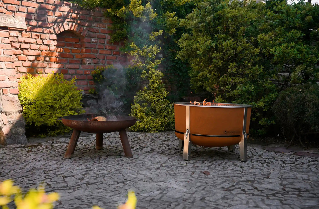 Alpha 800 – Premium Smokeless Fire Pit 80 cm | Masuria Wild – Masuria Wild | smokeless fire pit, outdoor chair (rauchfreies Feuerstelle, Gartenstuhl)