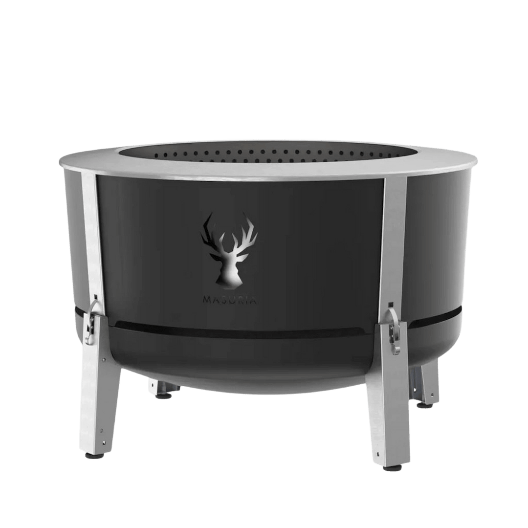 Alpha 800 – Premium Smokeless Fire Pit 80 cm | Masuria Wild – Masuria Wild | smokeless fire pit, outdoor chair (rauchfreies Feuerstelle, Gartenstuhl)