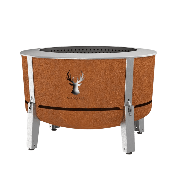 Alpha 800 – Premium Smokeless Fire Pit 80 cm | Masuria Wild – Masuria Wild | smokeless fire pit, outdoor chair (rauchfreies Feuerstelle, Gartenstuhl)