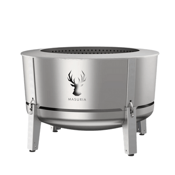 Alpha 800 – Premium Smokeless Fire Pit 80 cm | Masuria Wild – Masuria Wild | smokeless fire pit, outdoor chair (rauchfreies Feuerstelle, Gartenstuhl)