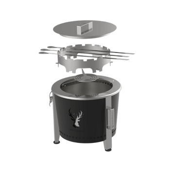 Alpha Camp Cook Kit – Outdoor Cooking Fire Pit Set | Masuria Wild – Masuria Wild | smokeless fire pit, outdoor chair (rauchfreies Feuerstelle, Gartenstuhl)