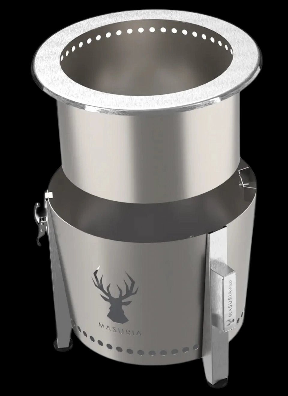 Alpha Camp – Portable Smokeless Fire Pit for Outdoor Adventures | Masuria Wild – Masuria Wild | smokeless fire pit, outdoor chair (rauchfreies Feuerstelle, Gartenstuhl)