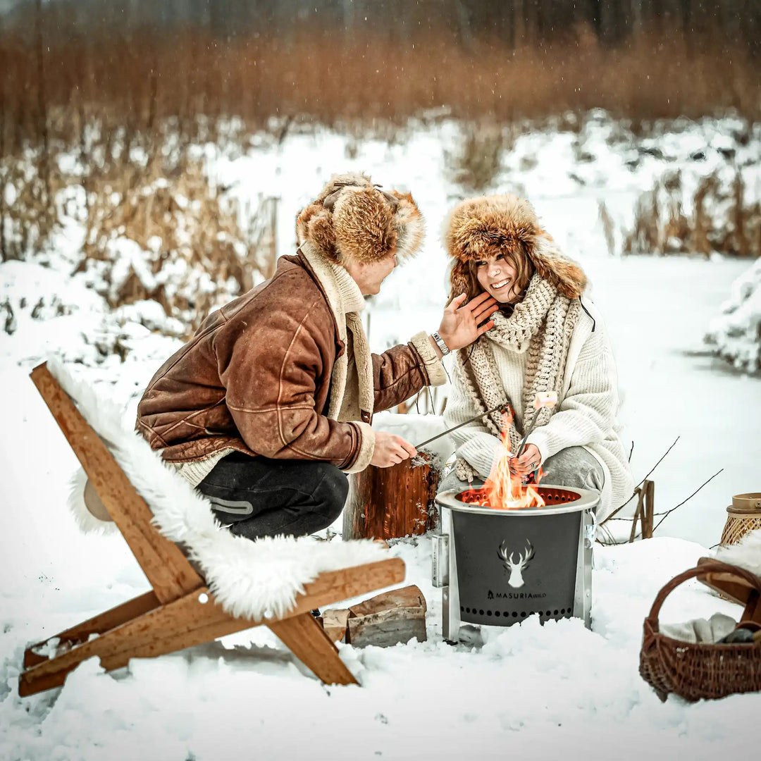 Alpha Camp – Portable Smokeless Fire Pit for Outdoor Adventures | Masuria Wild – Masuria Wild | smokeless fire pit, outdoor chair (rauchfreies Feuerstelle, Gartenstuhl)