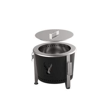 Alpha Camp Trail Kit – smokeless fire pit with lid | Masuria Wild – Masuria Wild | smokeless fire pit, outdoor chair (rauchfreies Feuerstelle, Gartenstuhl)