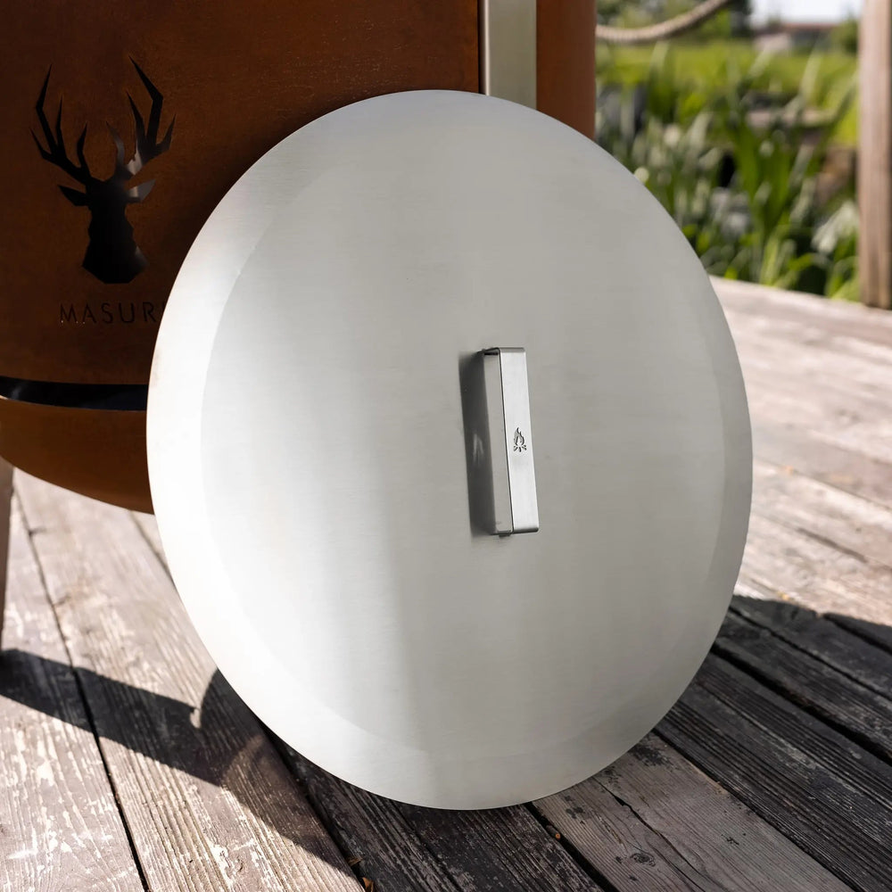 Lid for Alpha 600 – Stainless Steel | Masuria Wild – Masuria Wild | smokeless fire pit, outdoor chair (rauchfreies Feuerstelle, Gartenstuhl)