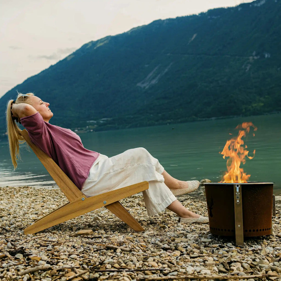 Masuria Chair – Folding, Acacia Wood | Masuria Wild – Masuria Wild | smokeless fire pit, outdoor chair (rauchfreies Feuerstelle, Gartenstuhl)