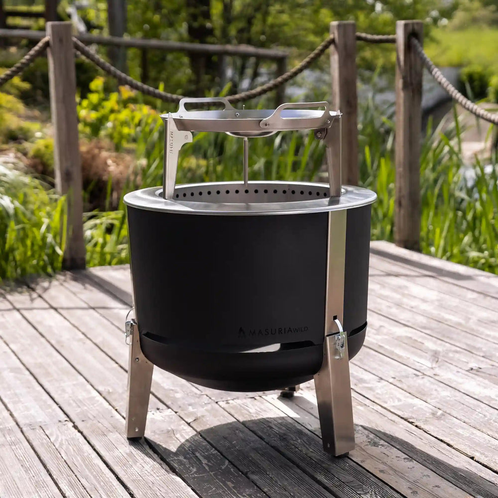 Plancha for Alpha 600 – Stainless Steel | Masuria Wild – Masuria Wild | smokeless fire pit, outdoor chair (rauchfreies Feuerstelle, Gartenstuhl)